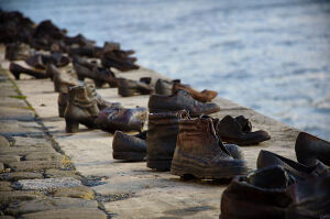 Monumento de los zapatos de Budapest